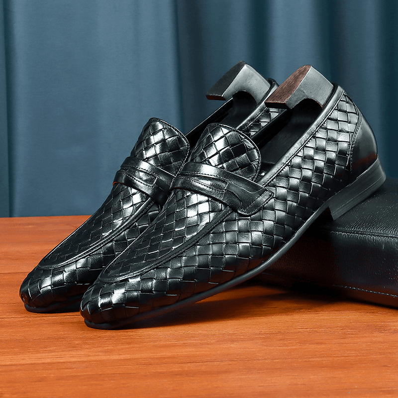 Men's Breathable Woven Slip-On Loafers