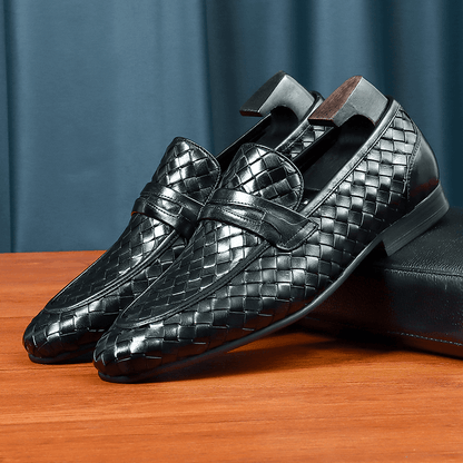 Men's Breathable Woven Slip-On Loafers