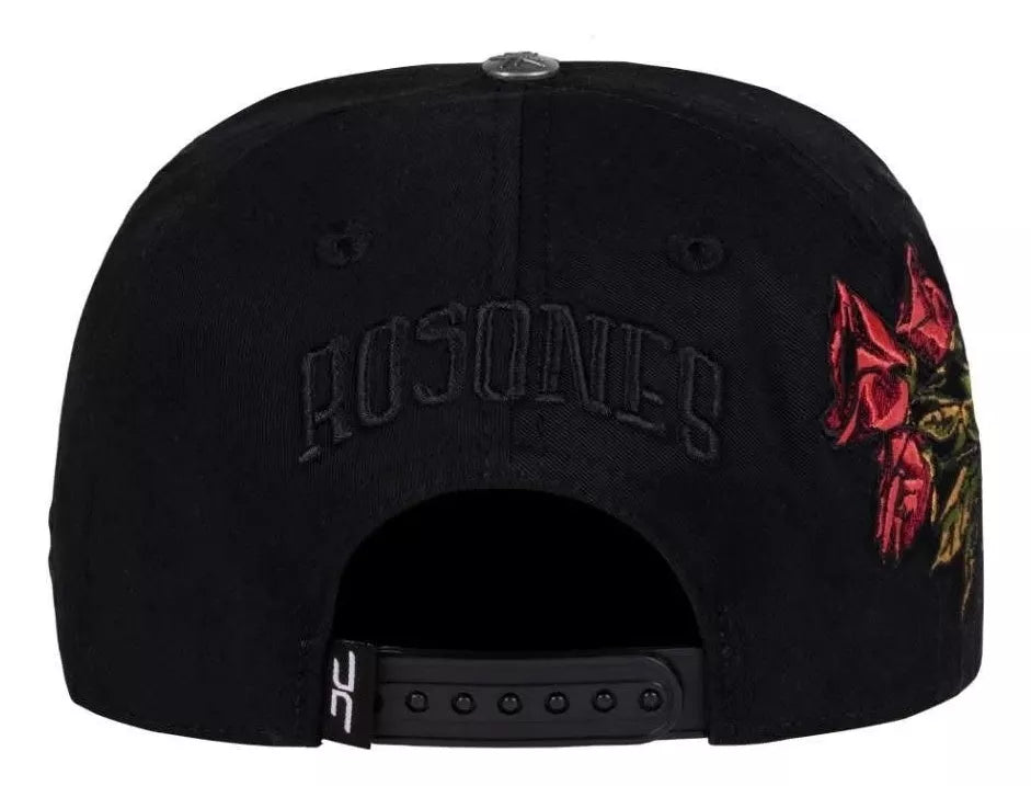 Black Unique Night Rose Cap