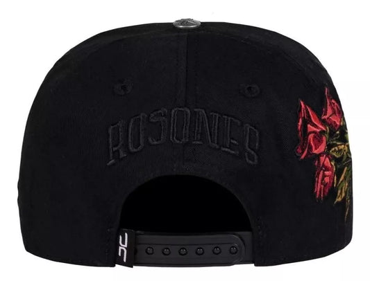Black Unique Night Rose Cap