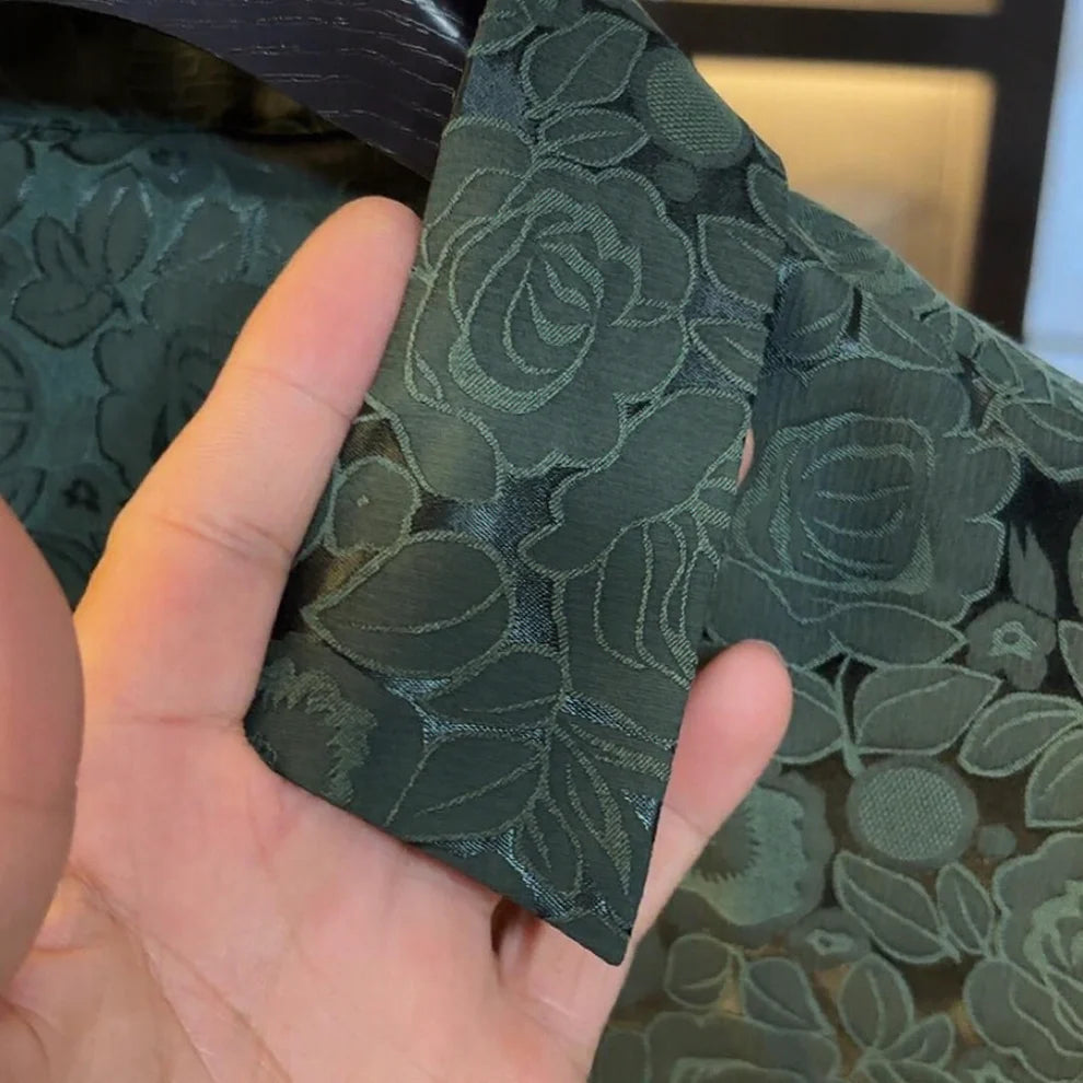 Glossy Floral Flow Shirt