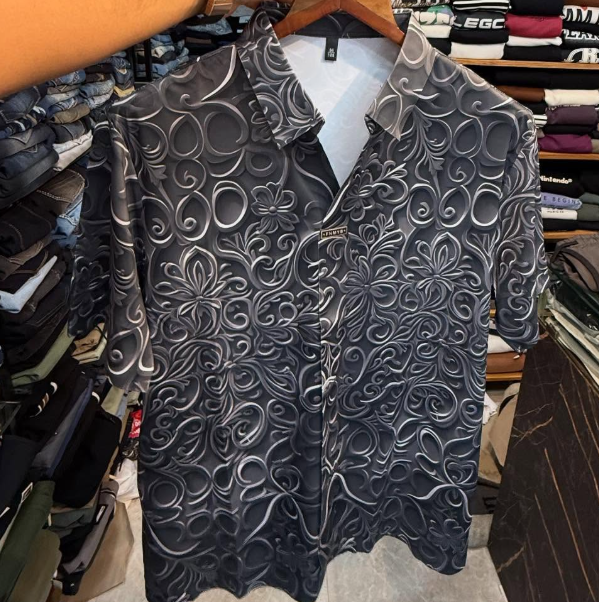 Men's 3D Printed Elastic T-shirt