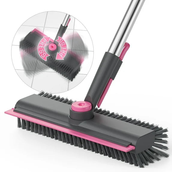 3-in-1 Long Handle Floor Scrub Brush