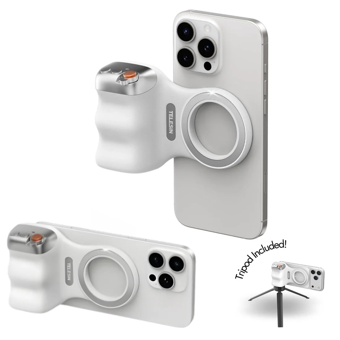 Magnetic Action Camera Grip Mount