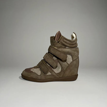 High-Top Wedge Sneaker
