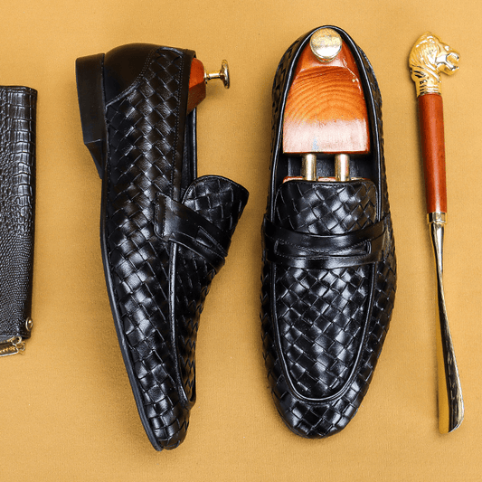 Men's Breathable Woven Slip-On Loafers