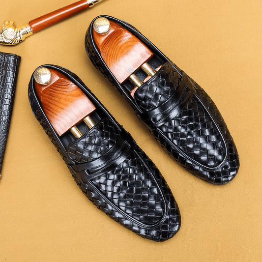Men's Breathable Woven Slip-On Loafers