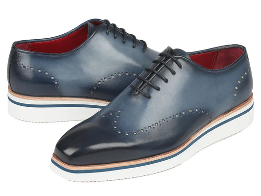 Paul Parkman Men's Smart Casual Wingtip Oxfords