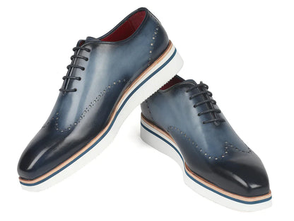 Paul Parkman Men's Smart Casual Wingtip Oxfords
