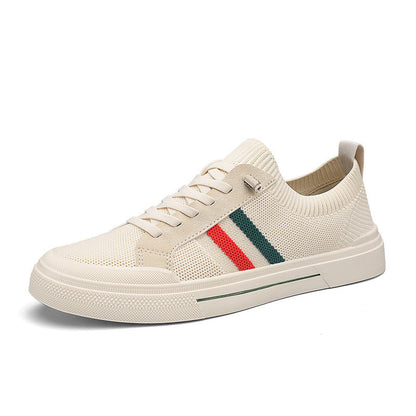 Men's Knitted Breathable Non-Slip Soft-Soled Casual Sneakers