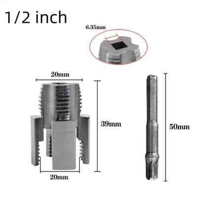 2-in-1 PVC Pipe Threading Tool Kit
