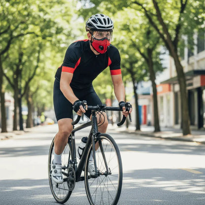 Windproof Cycling Face Mask with Goggles