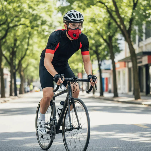 Windproof Cycling Face Mask with Goggles