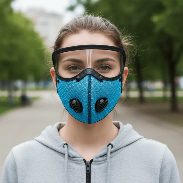 Windproof Cycling Face Mask with Goggles