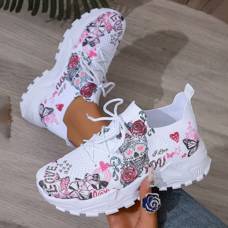 Women'S Fashion Casual Athletic Shoes Mesh Sneakers