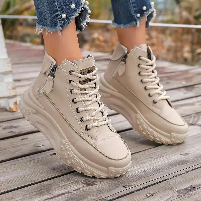 Chunky High-Top Street Sneakers