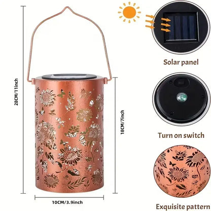 Solar Sunflower Projection Lantern