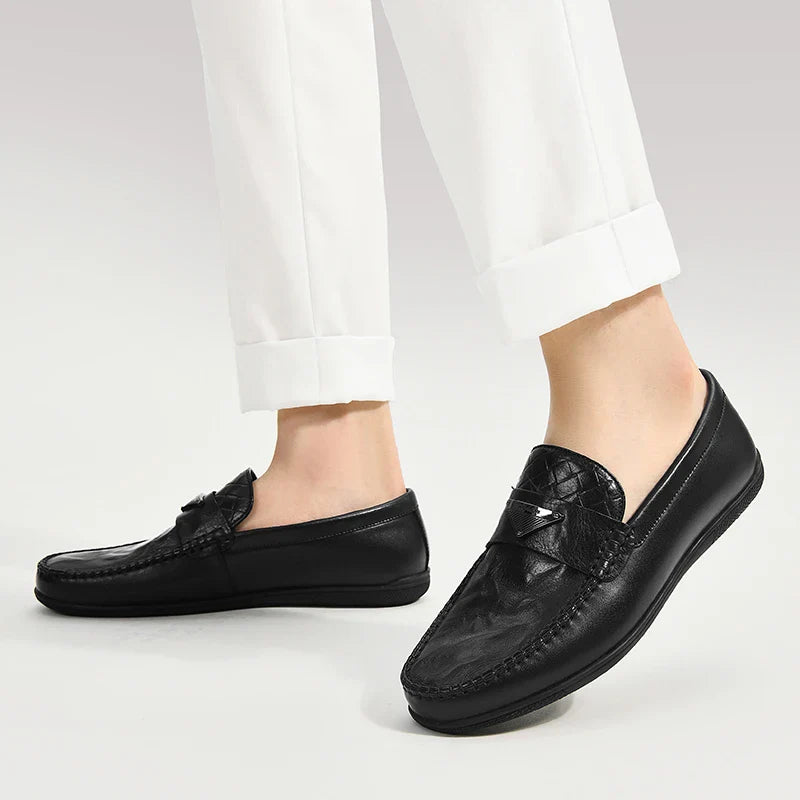 British Style Soft Leather Casual Loafers