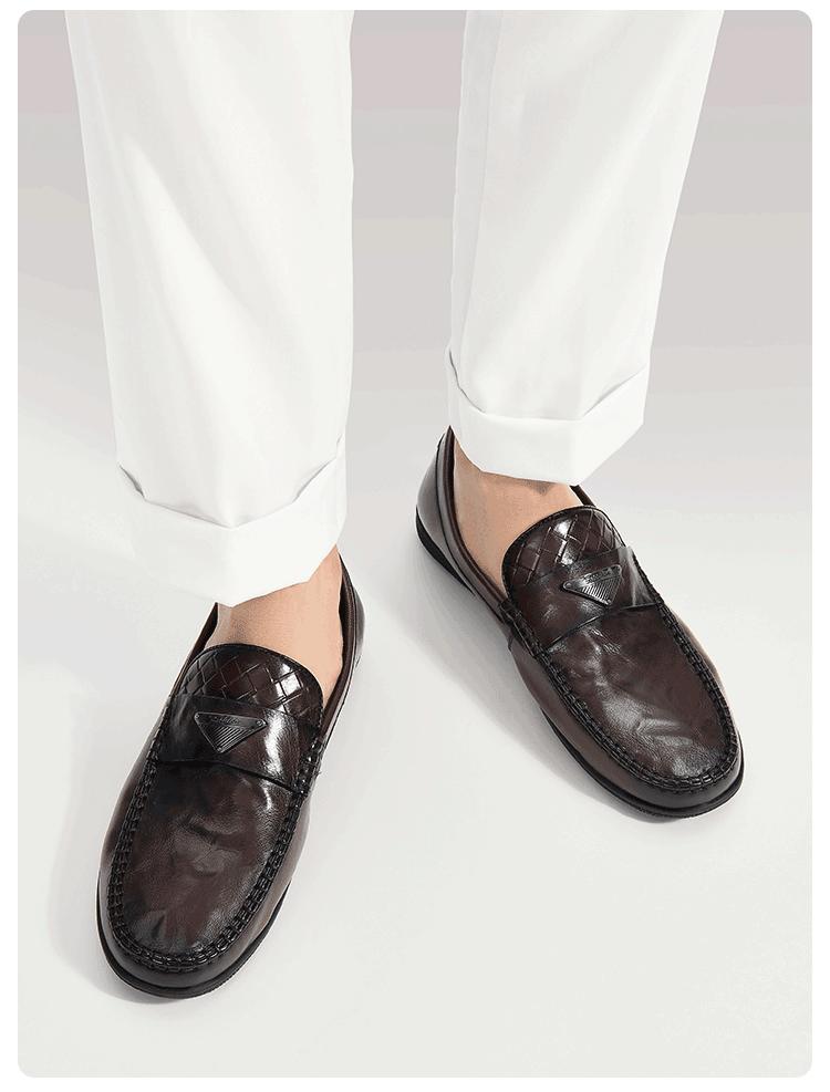 British Style Soft Leather Casual Loafers