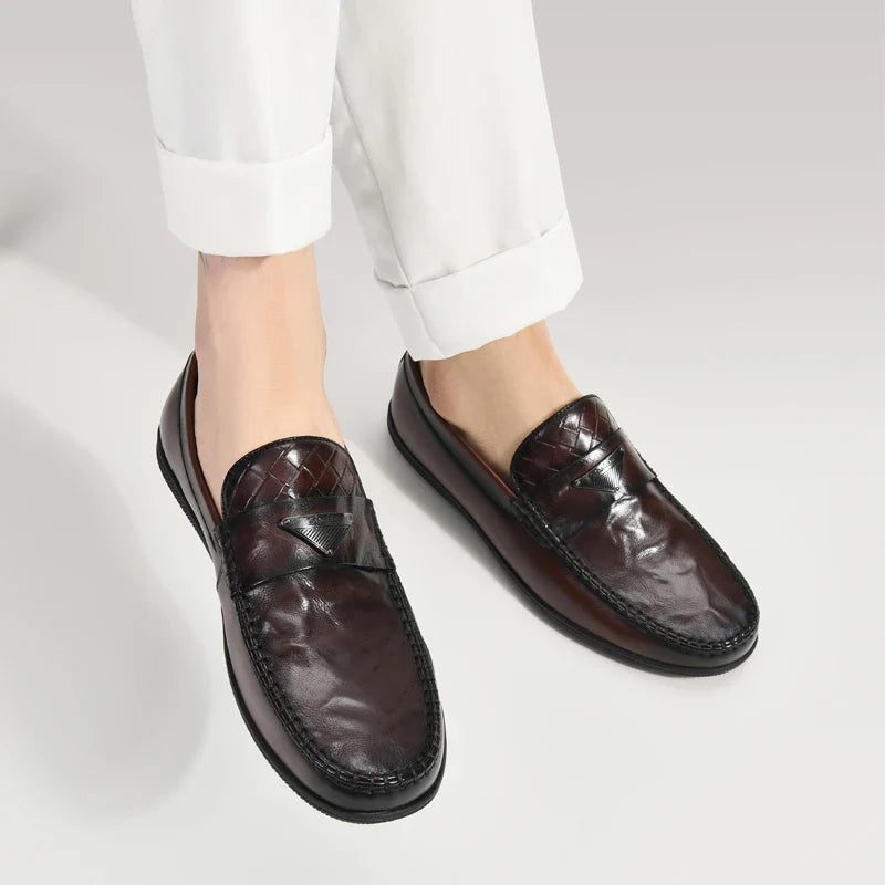 British Style Soft Leather Casual Loafers