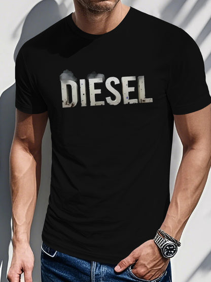 Men's Diesel Graphic Bold Print T-Shirt
