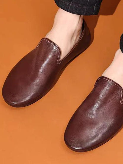 Handmade Craft Vintage Loafers Wallet Shoes