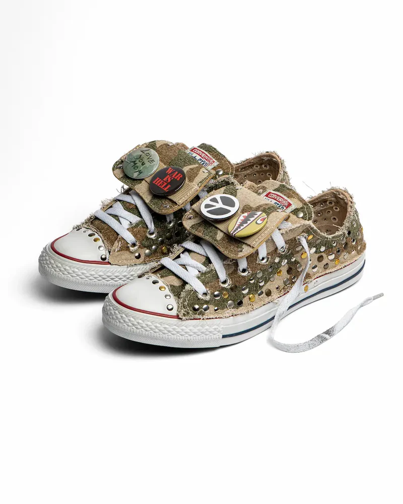 Classic High-Top Canvas Sneakers – Street Style