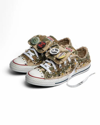 Classic High-Top Canvas Sneakers – Street Style