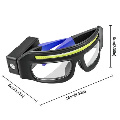 Hands-Free Motion Sensor LED Glasses
