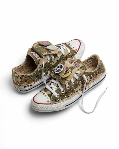 Classic High-Top Canvas Sneakers – Street Style