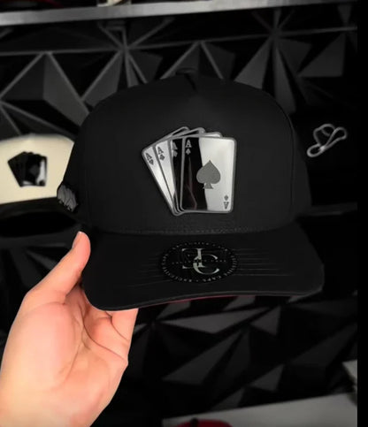 Black Poker Cap