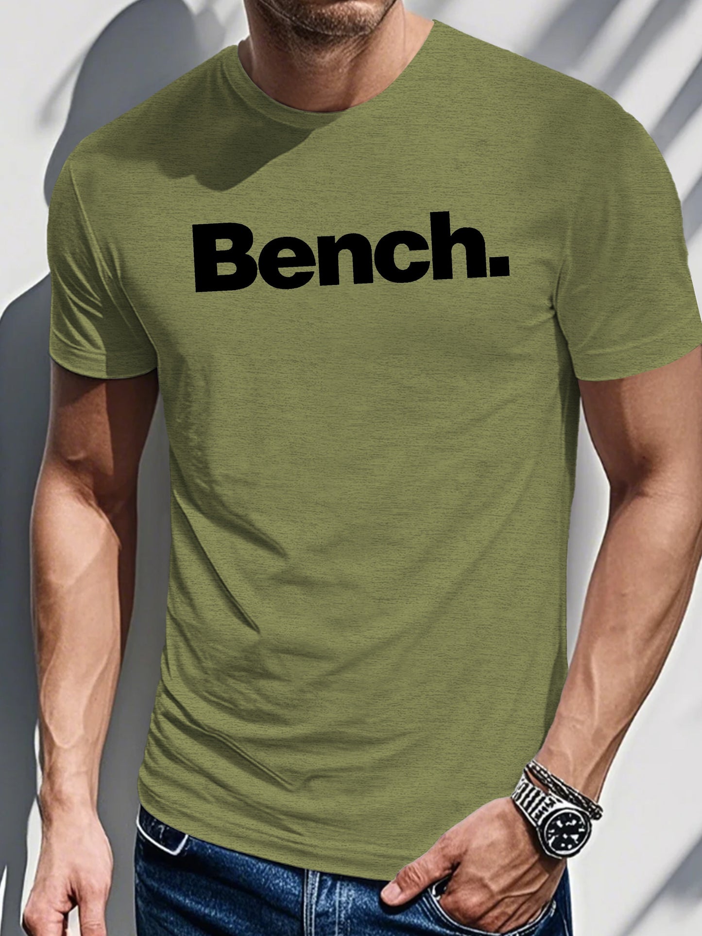 Men's Printed T-shirt With Letter Print