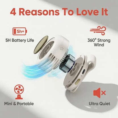 360° Clip-On Personal Fan