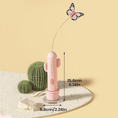 Electric Cat Toy - Cactus Shaped Interactive Wand