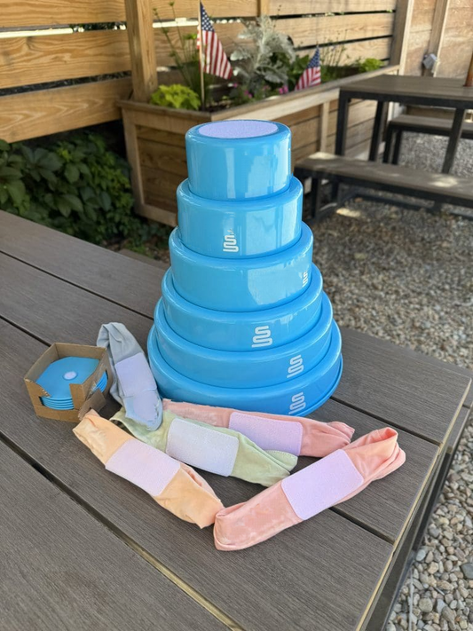 Premium Geometric Stacking Game & Desktop Decor