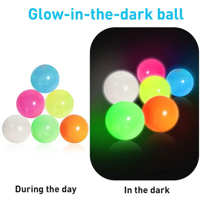 Neon Sticky Ceiling Balls – Fun Throwing Game