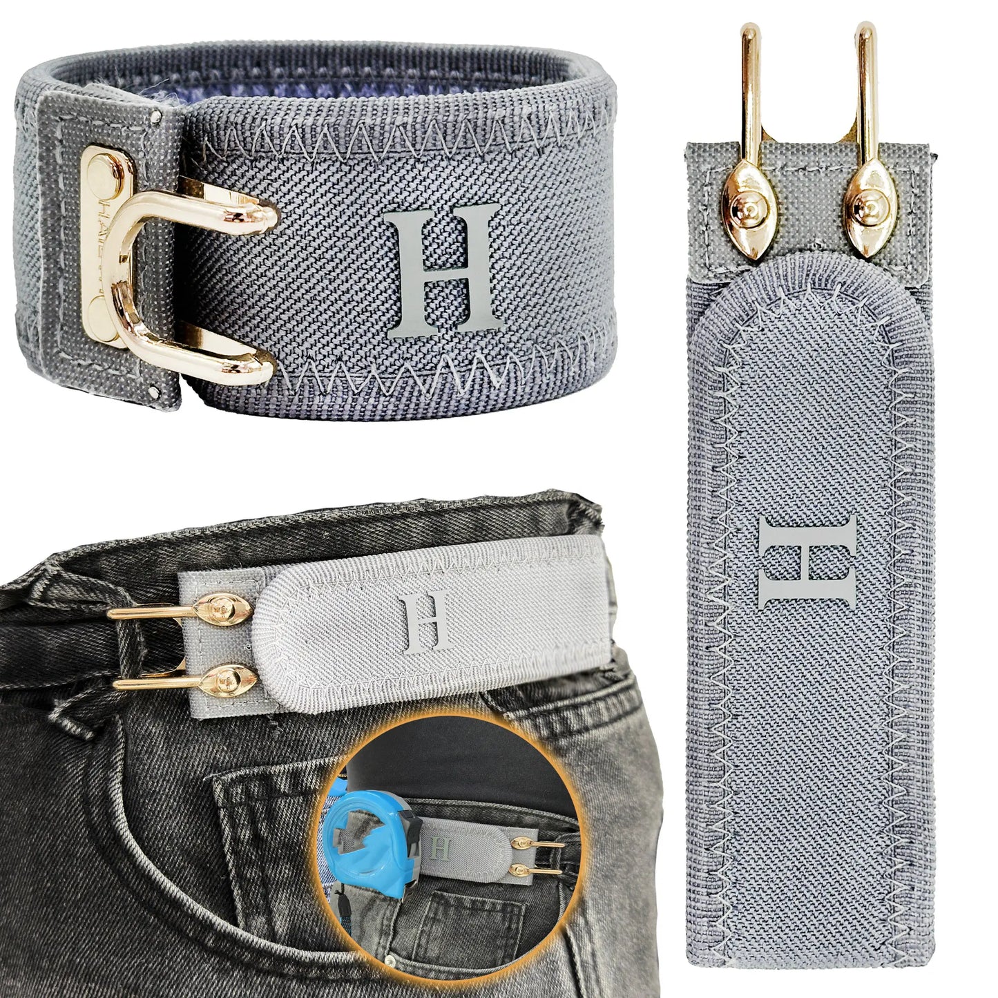 Tactical Ultra-Soft Metal Hook Elastic Belt (Unisex) -No - Buckle Invisible Design
