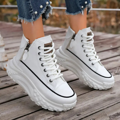 Chunky High-Top Street Sneakers