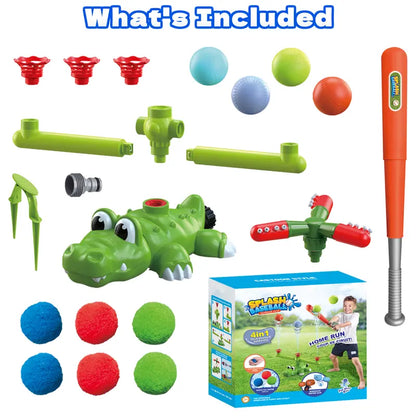 Crocodile Water Sprinkler T-Ball Set