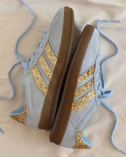 Original Shimmer Stripe Suede Flat Sneakers