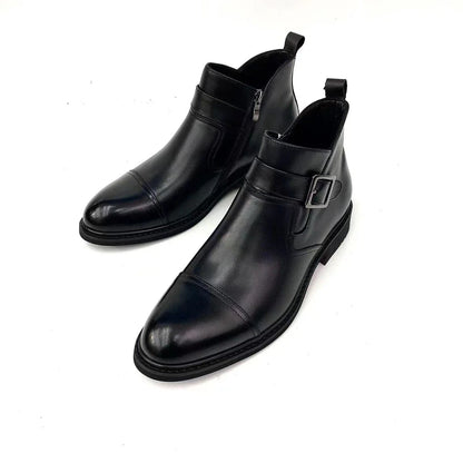 Classic Cut Side Buckle Booties