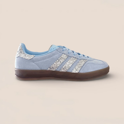 Original Shimmer Stripe Suede Flat Sneakers