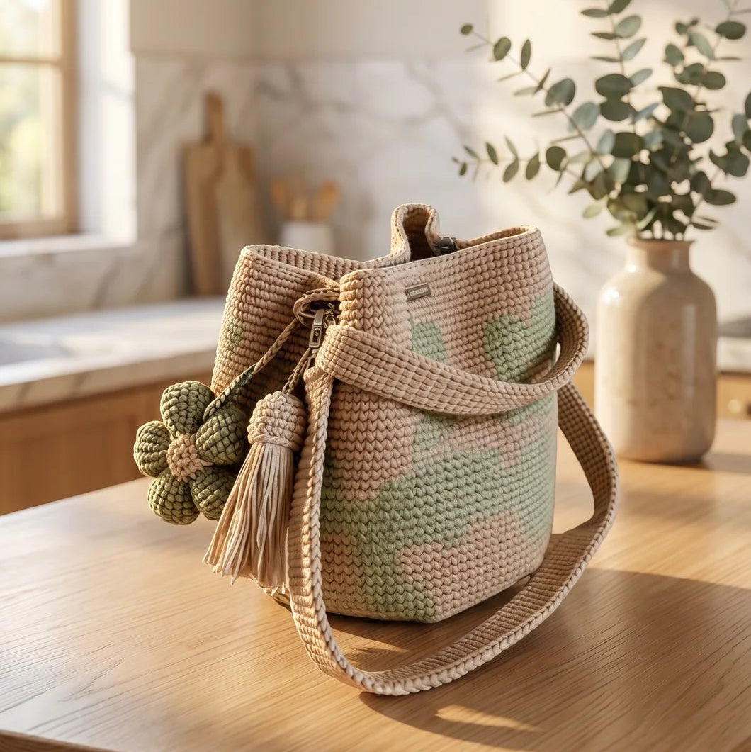 Handwoven Crochet Tote Bag
