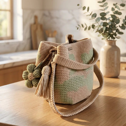Handwoven Crochet Tote Bag