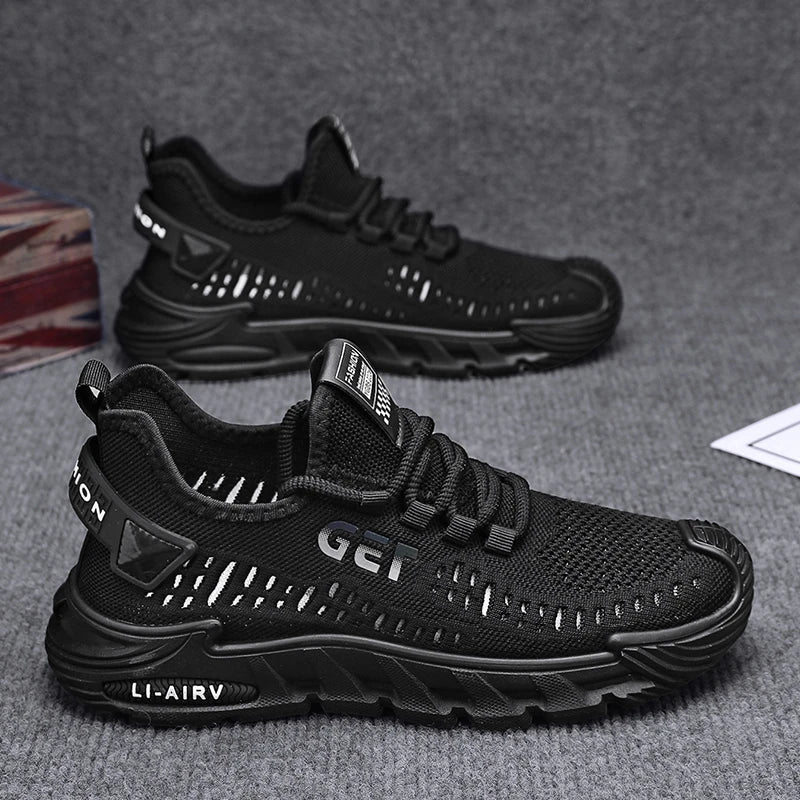 Breathable Knit Mesh Soft Sole Sneakers
