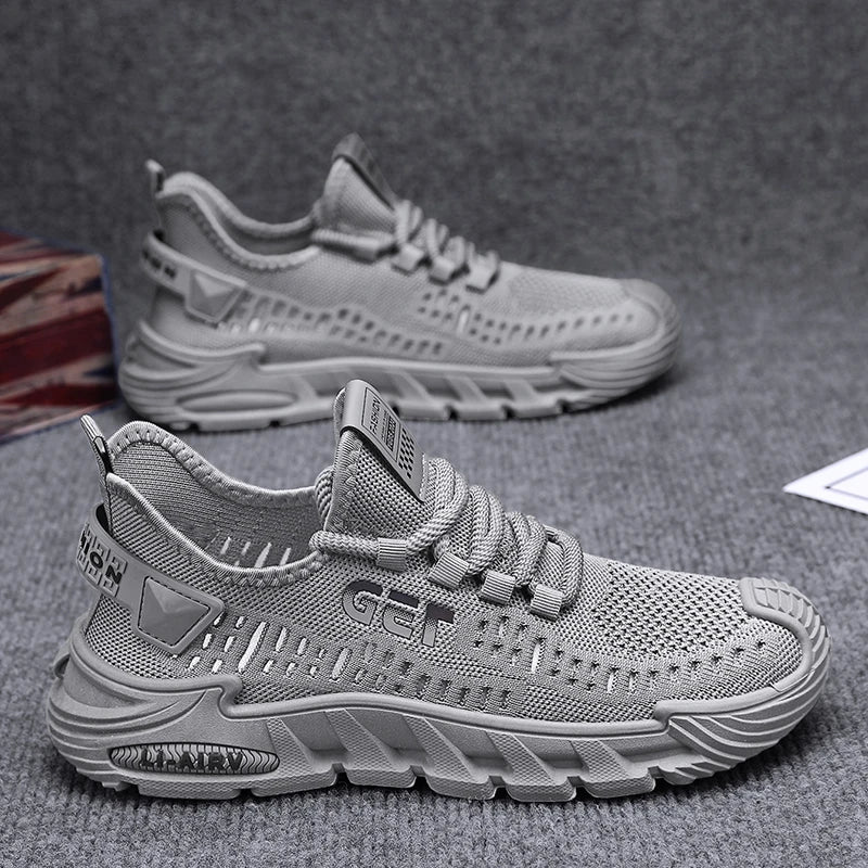Breathable Knit Mesh Soft Sole Sneakers
