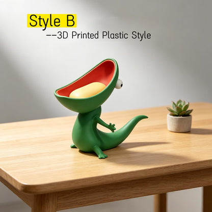 Funny Big Mouth Lizard Soap Dish