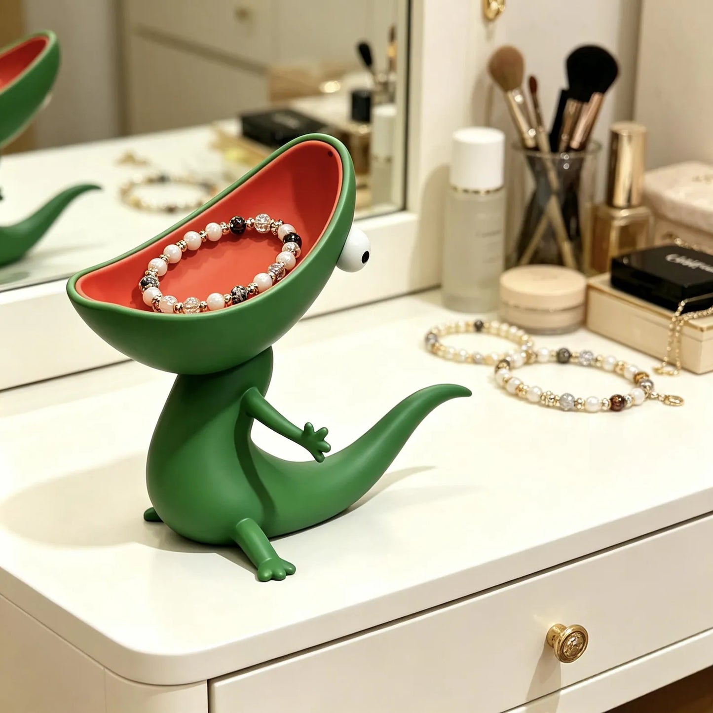 Funny Big Mouth Lizard Soap Dish