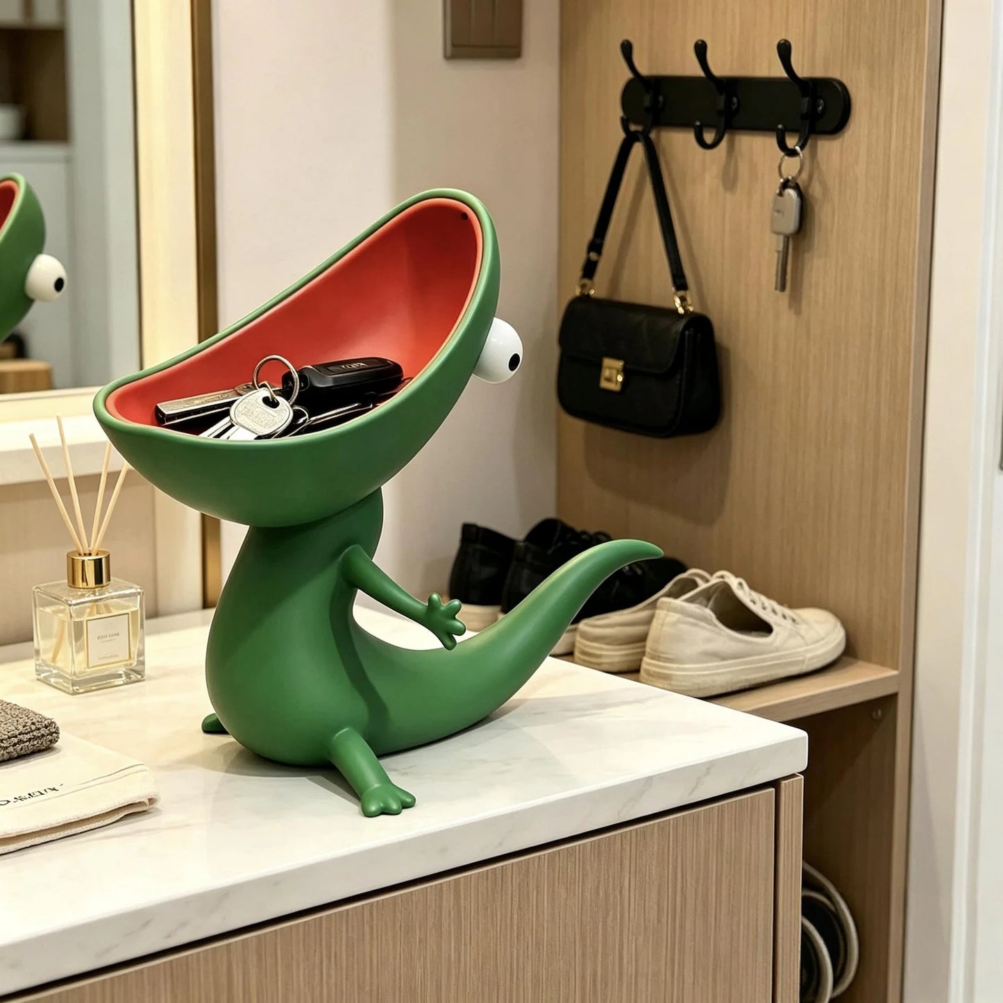 Funny Big Mouth Lizard Soap Dish