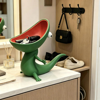 Funny Big Mouth Lizard Soap Dish